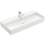 Villeroy & Boch Memento 2.0 Lavabo 100 cm con 1 foro per rubinetto, con troppopieno - vista dettagliata
