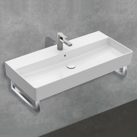 Villeroy & Boch Memento 2.0 Lavabo 100 cm con 1 foro miscelatore, con troppo pieno