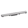hansgrohe RainDrain Match Fertigset Duschrinne 70 cm, mit höhenverstellbarem Rahmen