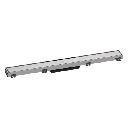 hansgrohe RainDrain Match Fertigset Duschrinne 70 cm, mit höhenverstellbarem Rahmen