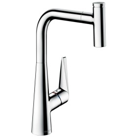 hansgrohe Talis Select M51 Miscelatore monocomando per cucina 300, beccuccio estraibile, 1jet, sBox