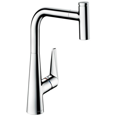 hansgrohe Talis Select M51 Miscelatore monocomando per cucina 300, beccuccio estraibile, 1jet, sBox