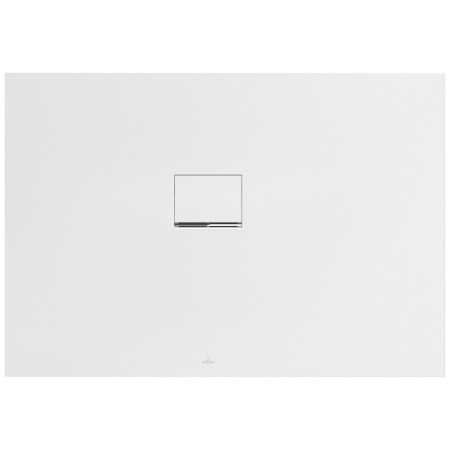 Receveur de douche Villeroy & Boch Squaro Infinity 130 x 90 cm pour installation en coin à gauche