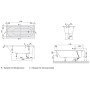 Vasca Villeroy & Boch Oberon Solo 170 x 75 cm, Airpool Comfort, Posizione 2