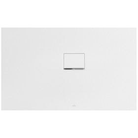 Receveur de douche Villeroy & Boch Squaro Infinity 130 x 80 cm pour installation en coin à droite