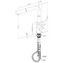 Villeroy & Boch Steel Shower Einhebel-Küchenarmatur