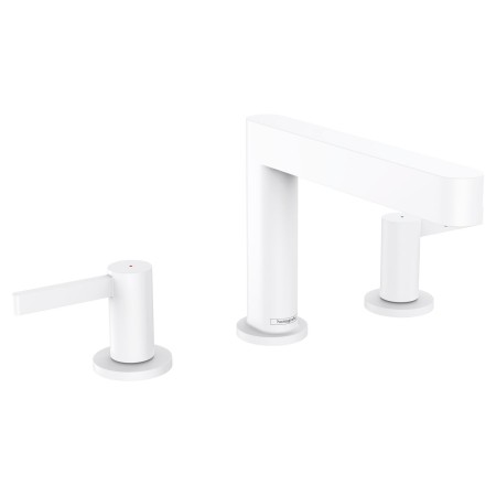 Robinet de lavabo 3 trous hansgrohe Finoris 110 avec bonde Push-Open
