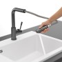 Villeroy & Boch Steel Shower Einhebel-Küchenarmatur - technische Ansicht