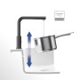 Villeroy & Boch Steel Shower Einhebel-Küchenarmatur - Produktansicht