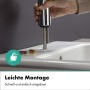 Robinet de lavabo monocommande hansgrohe Vernis Blend 70 CoolStart, avec bonde Push-Open