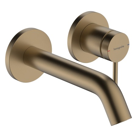 Rubinetto per lavabo a parete incasso hansgrohe Tecturis S con beccuccio da 16,5 cm