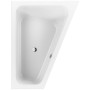 Vasca da bagno d'angolo Villeroy & Boch Loop & Friends SQUARE 175 x 135 cm, lato destro - vista dettagliata
