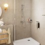 Ensemble de douche hansgrohe Vernis Blend Vario EcoSmart avec barre de douche Crometta 65 cm - vue détaillée