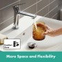 Rubinetto monocomando per lavabo hansgrohe Rebris E 110 CoolStart senza scarico