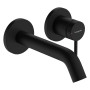 Robinetterie de lavabo encastrée hansgrohe Tecturis S avec bec de 16,5 cm
