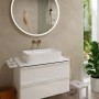 Robinet de lavabo encastré hansgrohe Tecturis S avec bec de 22,5 cm - vue détaillée