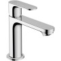 Robinet de lavabo monocommande hansgrohe Rebris S 110 CoolStart sans bonde