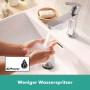 Robinet de lavabo monocommande hansgrohe Rebris S 110 CoolStart sans bonde - vue détaillée
