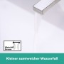 Robinet de lavabo encastré hansgrohe Tecturis E avec mitigeur monocommande économiseur d'eau+ et bec - vue détaillée
