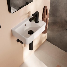 Lavabo hansgrohe Xanuia Q 360/250 con foro per rubinetto e troppo pieno
