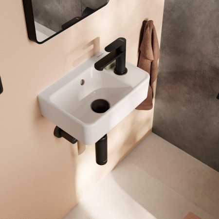 Lavabo hansgrohe Xanuia Q 360/250 con foro per rubinetto e troppo pieno