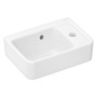 Lavabo hansgrohe Xanuia Q 360/250 con foro per rubinetto e troppo pieno - vista dettagliata