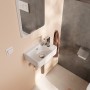 Lavabo hansgrohe Xanuia Q 360/250 con foro per rubinetto e troppo pieno - vista dettagliata