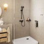 Ensemble de douche hansgrohe Vernis Blend Vario avec barre de douche 65 cm - vue technique