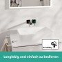 hansgrohe Tecturis E Robinet de lavabo encastré mural à levier unique économiseur d'eau avec bec de 22 - vue technique
