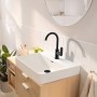 Robinet de lavabo monocommande hansgrohe Rebris S 210 avec bec pivotant et vidage à tirette - vue détaillée