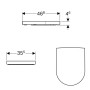 Geberit iCon WC-Sitz - Produktansicht