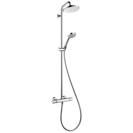 hansgrohe Croma 220 Showerpipe avec bras de douche 40 cm, pivotant