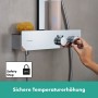 hansgrohe Rainfinity Schowerpipe 360 1jet mit ShowerTablet 350 - technische Ansicht
