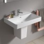 Lavabo LAUFEN PRO S 70 cm avec 1 trou de robinet et trop-plein - vue technique