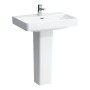 Lavabo LAUFEN PRO S 70 cm avec 1 trou de robinet et trop-plein - vue technique