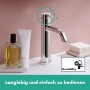 Rubinetto monocomando per lavabo hansgrohe Tecturis S 110 senza tappo di scarico - vista tecnica