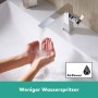 Rubinetto monocomando per lavabo hansgrohe Tecturis E 110 Fine CoolStart risparmio d'acqua+ con scarico - vista tecnica
