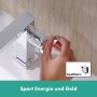 Rubinetto monocomando per lavabo hansgrohe Tecturis E 110 Fine CoolStart risparmio d'acqua+ con scarico