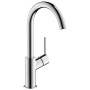 Miscelatore monocomando per lavabo hansgrohe Talis S² 210 con bocca girevole e scarico a pressione