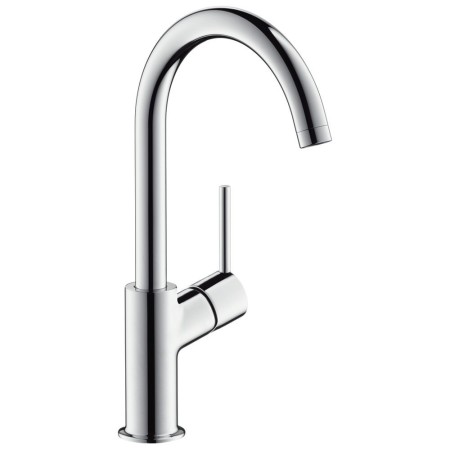 Miscelatore monocomando per lavabo hansgrohe Talis S² 210 con bocca girevole e scarico a pressione