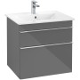 Villeroy & Boch Venticello Waschtisch 65 x 50,5 cm, mit 1 Hahnloch und Überlauf - technische Ansicht