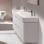 Vasque LAUFEN Val encastrable 120 x 42 cm, avec 2 trous de robinet, avec trop-plein - photo produit