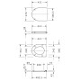Copriwater Duravit Starck 3 con chiusura rallentata