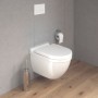 Copriwater Duravit Starck 3 con chiusura rallentata - vista tecnica