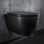 Ensemble de WC mural sans bride LAUFEN Kartell avec abattant WC
