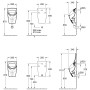 Coperchio per urinale Villeroy & Boch O.novo - immagine prodotto