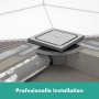 Set completo di scarico a punto hansgrohe RainDrain Spot, griglia 15 x 15 cm - vista tecnica