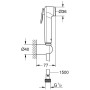 GROHE Tempesta-F Trigger Doccetta 30 Set di fissaggio a parete con 1 tipo di getto - vista dettagliata