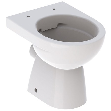 Geberit Renova WC sur pied à chasse d'eau horizontale, Rimfree