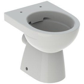 Geberit Renova WC sur pied à chasse d'eau horizontale, sans rebord de rinçage